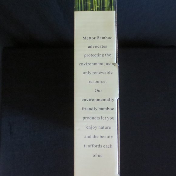 New Mettor Bamboo Cutting Block Set Cheese & Fruit Natural Bamboo Serving Ware - Picture 7 of 9